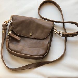 J.Crew | leather shoulder strap bag